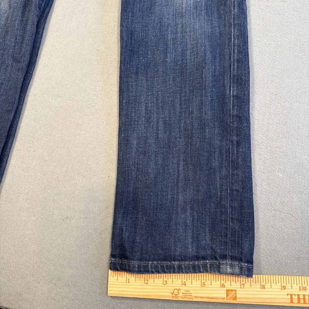 Joes Jeans Mens 32 The Classic Straight Leg Whiskered Stretch DARK WASH